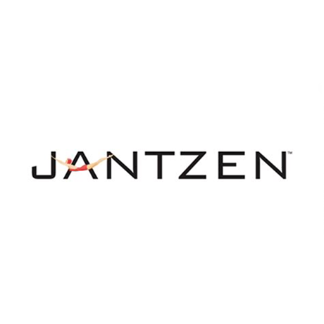 Logo of the bathing suit brand 'Jantzen'.