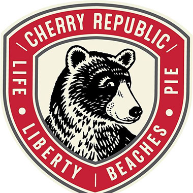 Logo of the gourmet gift company Cherry Republic