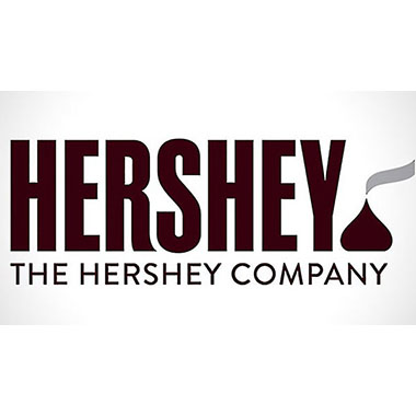 Logo of the chocolate company Hershey